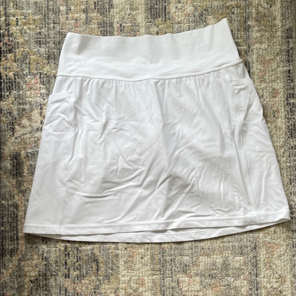 Athleta White Mini Skort